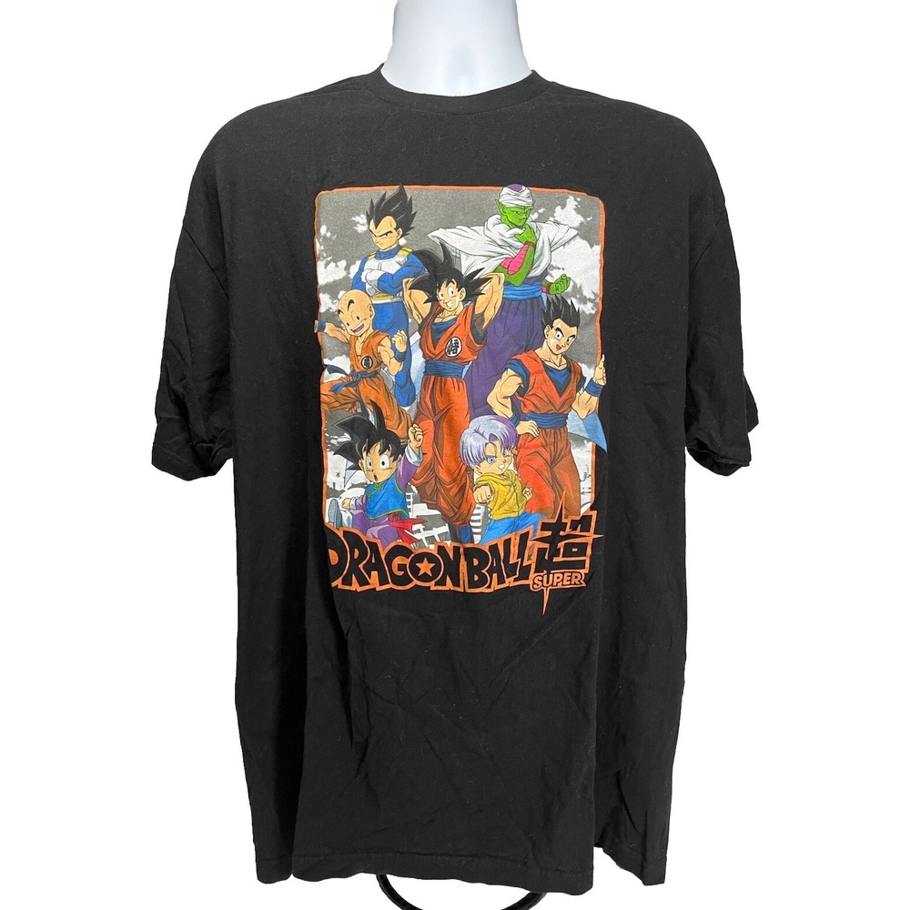 Dragon Ball Z Toei Animation Men's 2XL Short Sleeve Graphic T-Shirt Crewneck